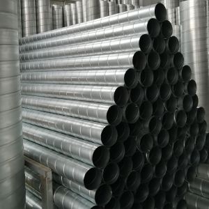 扬州环保除尘器厂定做镀锌螺旋风管 碳钢焊管 不锈钢焊接风管